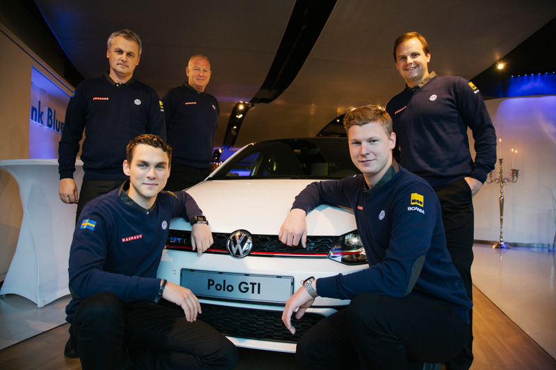 Anton Marklund (left) and Johan Kristoffersson (right) will race in the same team this season.